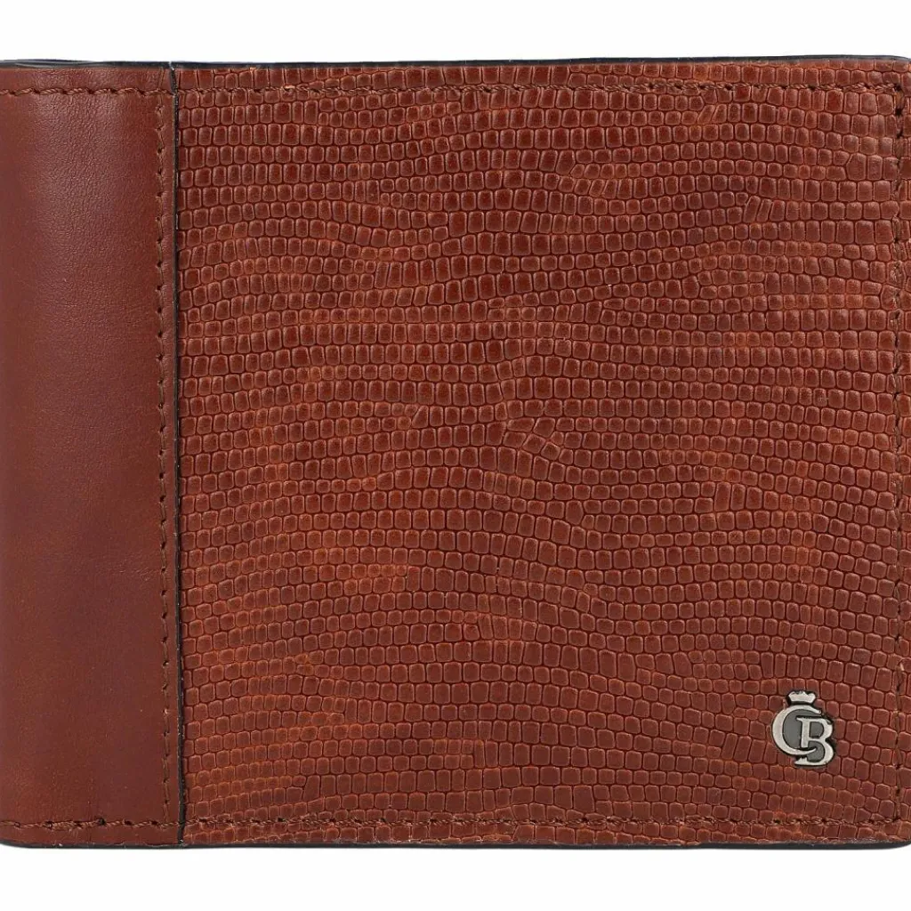 Castelijn & Beerens Herrengeldbörsen Querformat<Donna Geldbörse RFID Leder 11 cm cognac