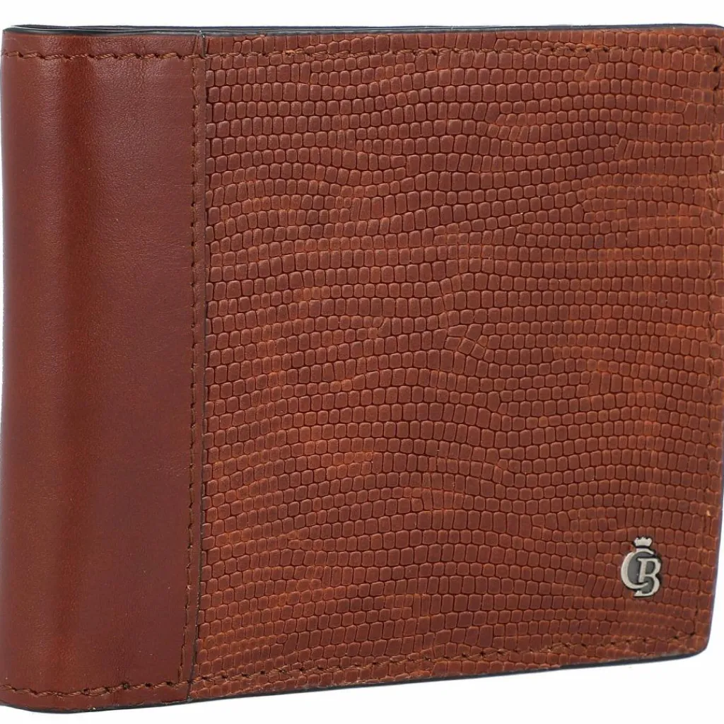 Castelijn & Beerens Herrengeldbörsen Querformat<Donna Geldbörse RFID Leder 11 cm cognac