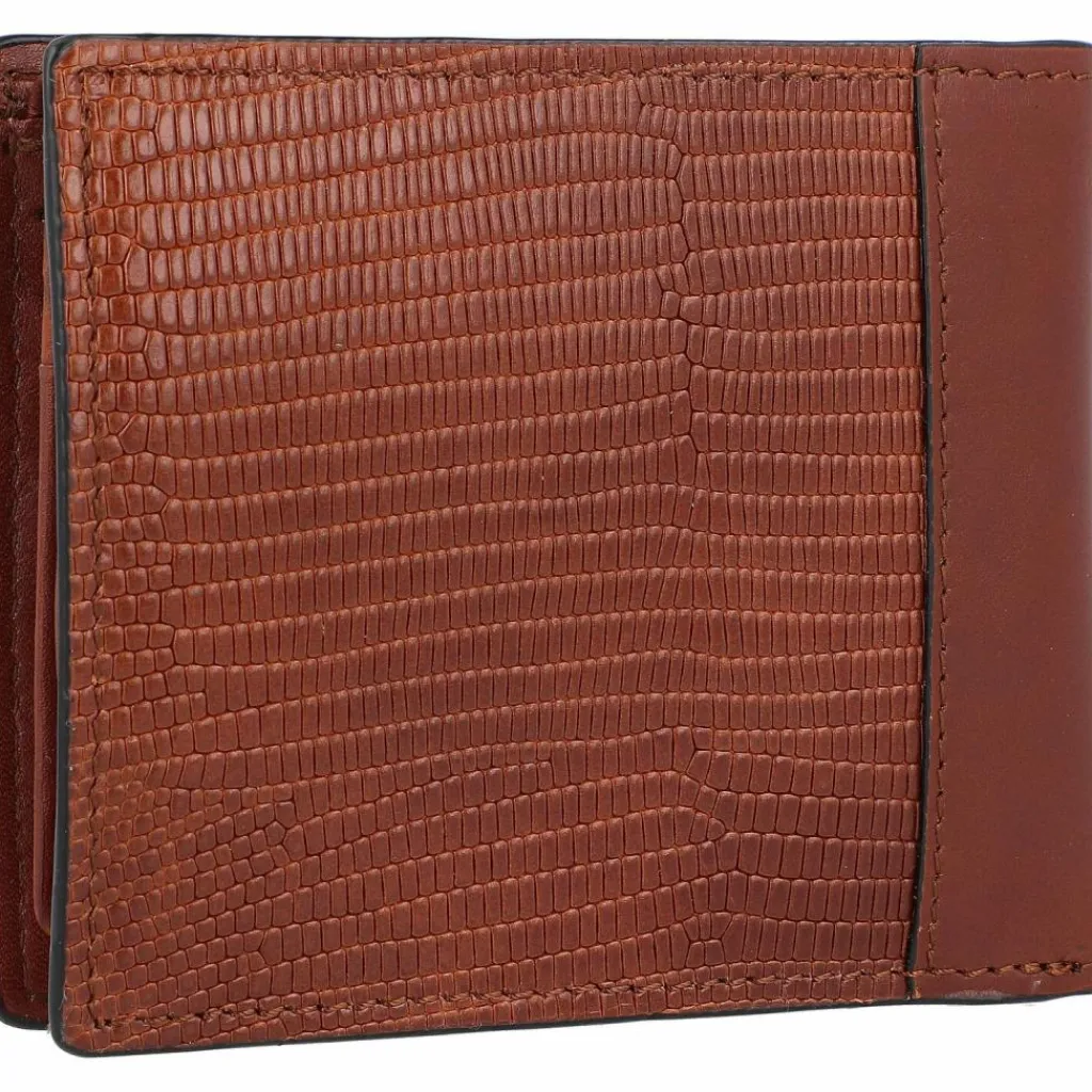 Castelijn & Beerens Herrengeldbörsen Querformat<Donna Geldbörse RFID Leder 11 cm cognac