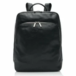 Clearance Castelijn & Beerens Firenze Rucksack RFID Leder 41 cm Laptopfach black