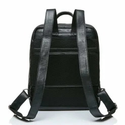 Clearance Castelijn & Beerens Firenze Rucksack RFID Leder 41 cm Laptopfach black