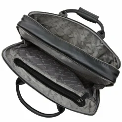 Castelijn & Beerens Laptoptaschen|Aktentaschen<Firenze Aktentasche RFID Leder 45 cm Laptopfach black