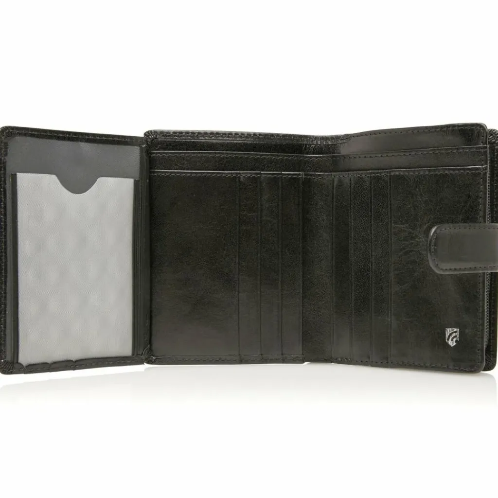 Clearance Castelijn & Beerens Gaucho Geldbörse RFID Leder 9,5 cm black