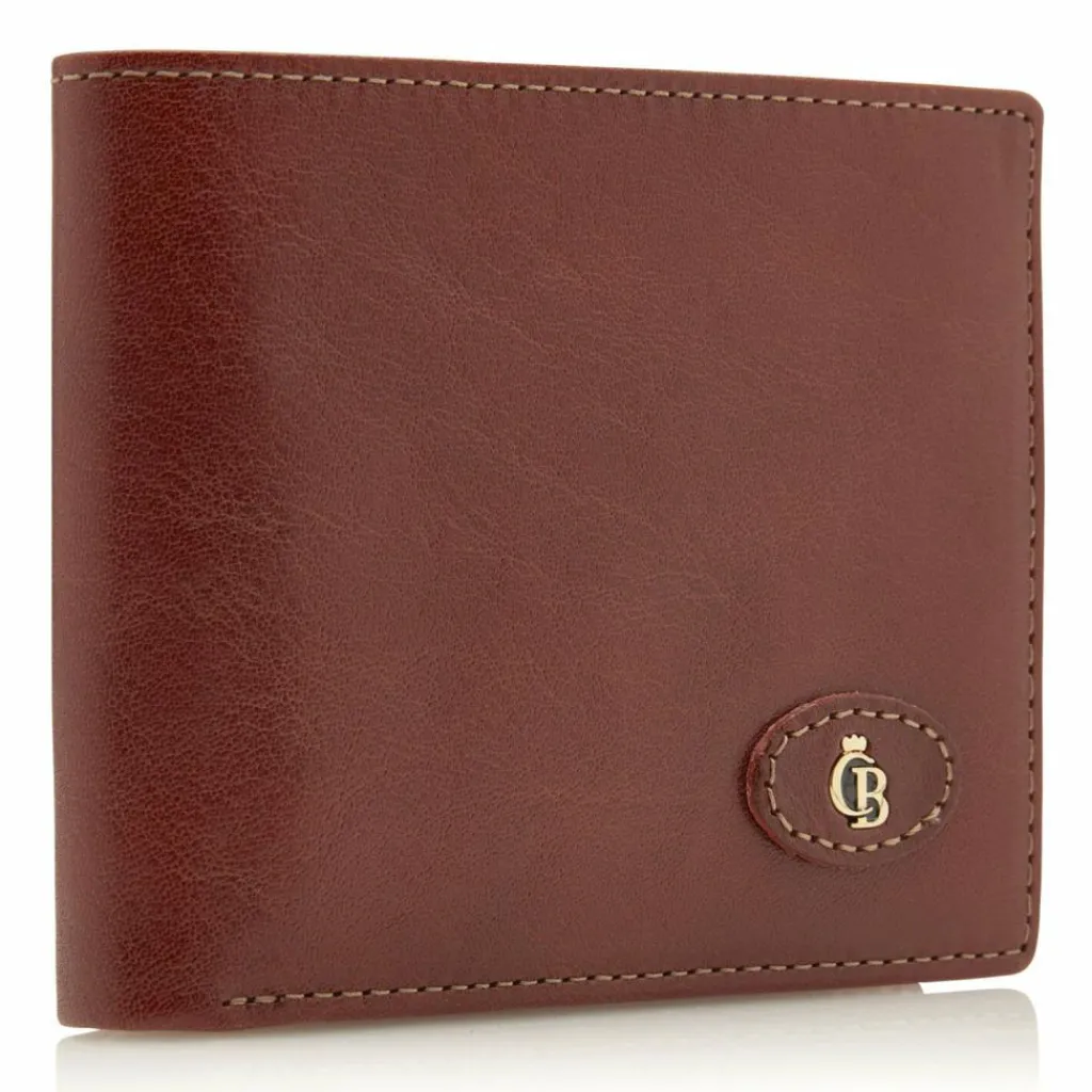 Castelijn & Beerens Herrengeldbörsen Querformat<Gaucho Geldbörse RFID Leder 11 cm cognac