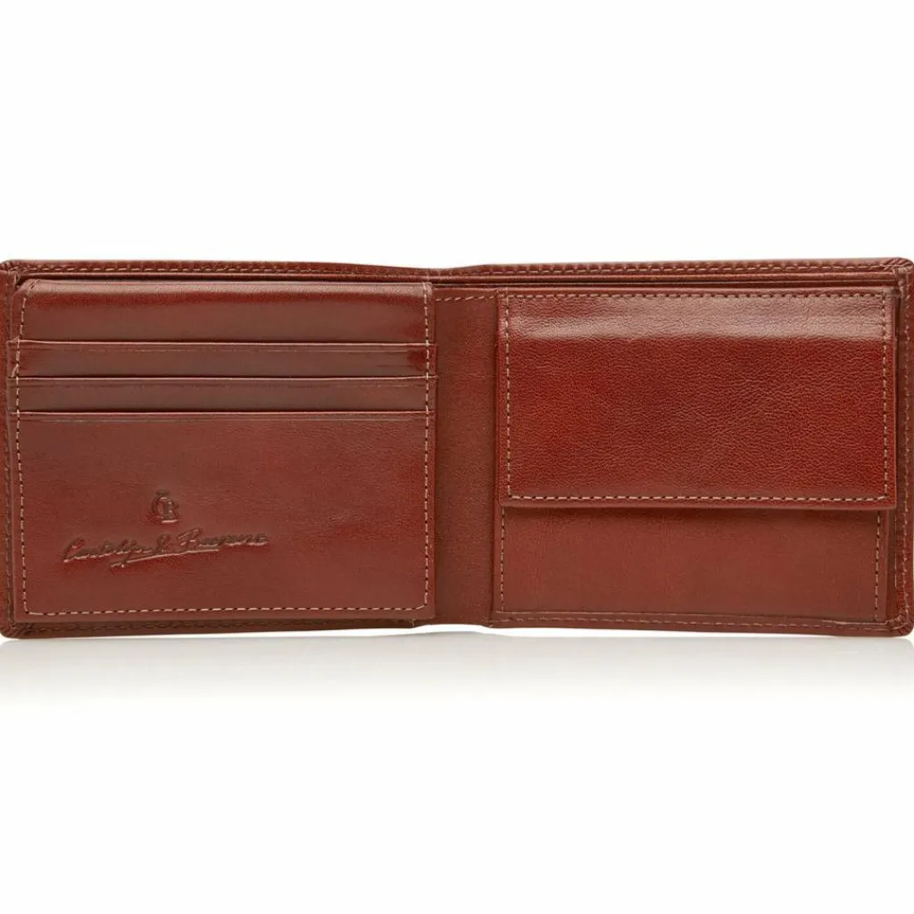 Castelijn & Beerens Herrengeldbörsen Querformat<Gaucho Geldbörse RFID Leder 11 cm cognac