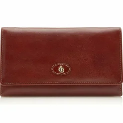 Castelijn & Beerens Damengeldbörsen Querformat<Gaucho Geldbörse RFID Leder 18 cm cognac