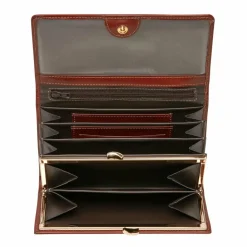 Castelijn & Beerens Damengeldbörsen Querformat<Gaucho Geldbörse RFID Leder 18 cm cognac