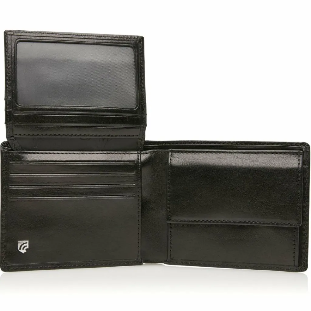Castelijn & Beerens Herrengeldbörsen Querformat<Gaucho Geldbörse RFID Leder 11 cm black