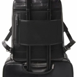 Castelijn & Beerens Lederrucksäcke|Daypacks<Guus Rucksack Leder 40 cm Laptopfach schwarz