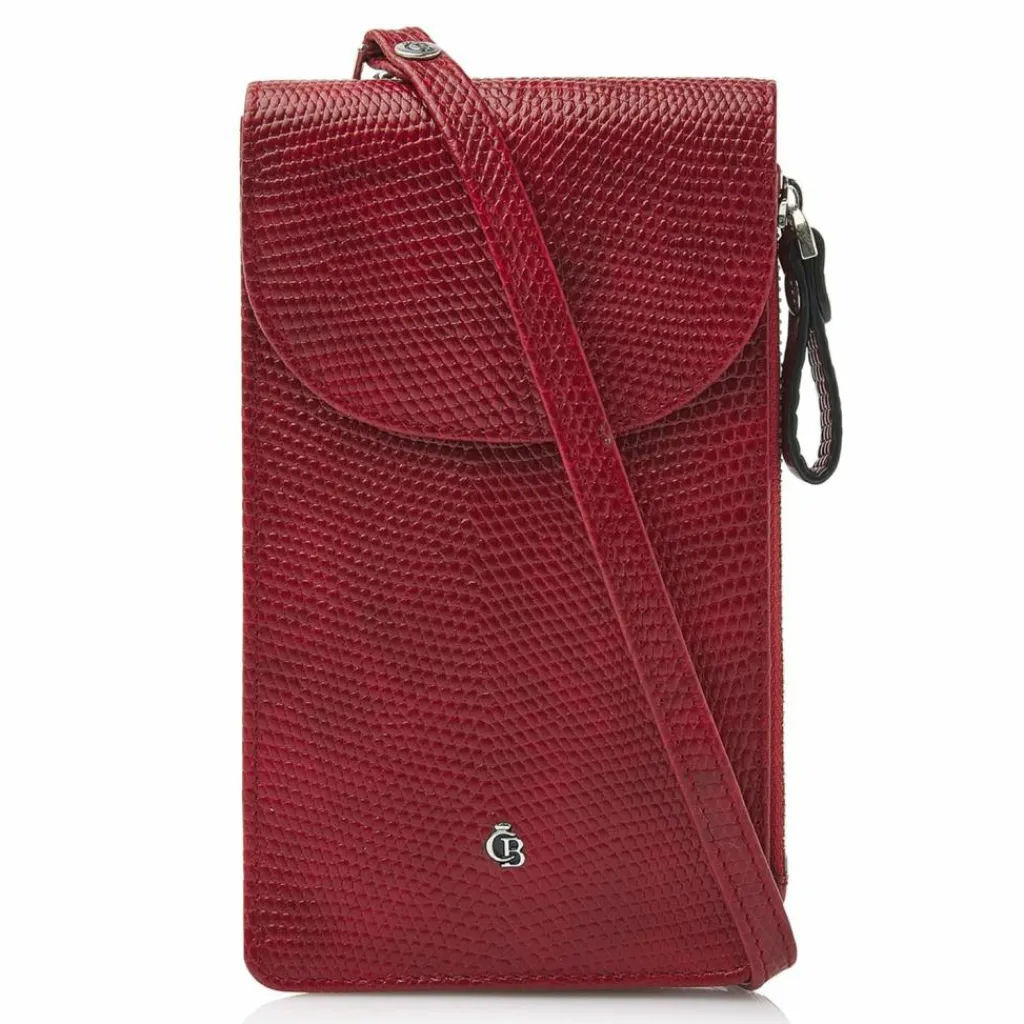Castelijn & Beerens Handytaschen<Handytasche Leder 10.5 cm rot