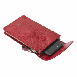 Castelijn & Beerens Handytaschen<Handytasche Leder 10.5 cm rot