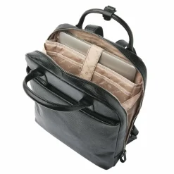 Online Castelijn & Beerens Hanne Business-Rucksack RFID Schutz Leder 40 cm Laptopfach schwarz