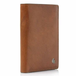 Castelijn & Beerens Kreditkartenetui RFID Schutz Leder 7.5 cm cognac
