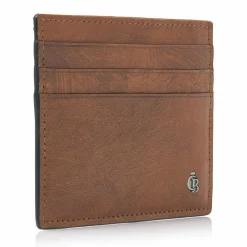 Hot Castelijn & Beerens Kreditkartenetui RFID Schutz Leder 9.5 cm cognac