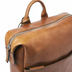 Online Castelijn & Beerens Laurens Daypack RFID Schutz Leder 41 cm Laptopfach light brown