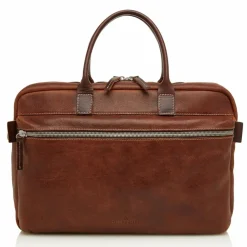 Castelijn & Beerens Renee Aktentasche RFID Leder 41 cm Laptopfach lightbrown