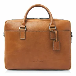 Sale Castelijn & Beerens Rick Aktentasche RFID Schutz Leder 40 cm Laptopfach light brown