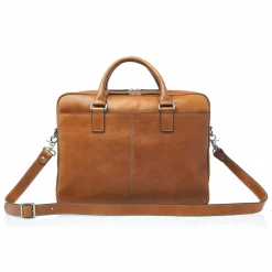 Sale Castelijn & Beerens Rick Aktentasche RFID Schutz Leder 40 cm Laptopfach light brown