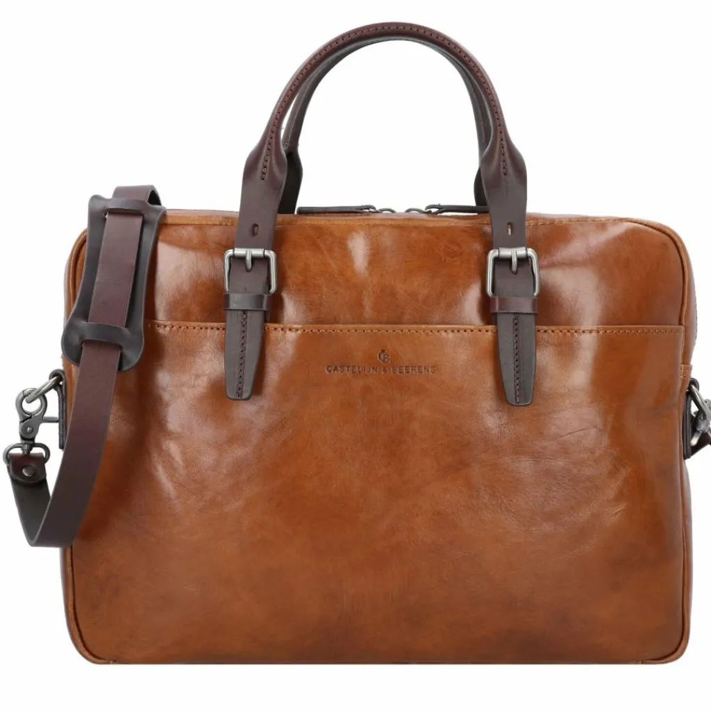 Castelijn & Beerens Rien Aktentasche RFID Leder 41 cm Laptopfach