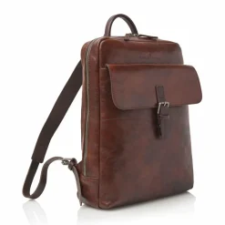 Castelijn & Beerens Lederrucksäcke|Business-Rucksäcke<Rien Rucksack RFID Leder 40 cm Laptopfach cognac