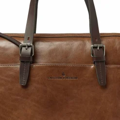 Castelijn & Beerens Schultertaschen<Rien Schultertasche RFID Schutz Leder 40 cm Laptopfach cognac2