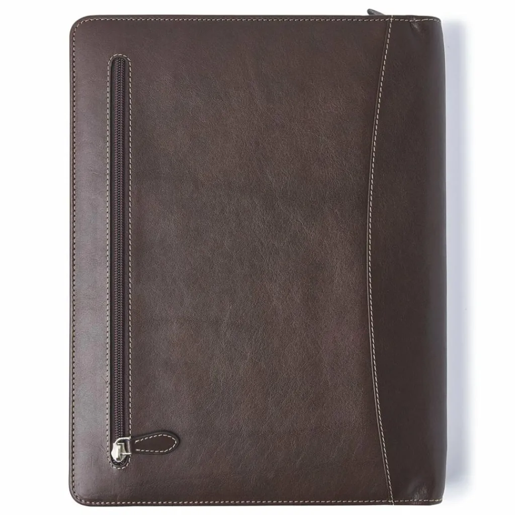 Castelijn & Beerens Mappen Aller Art<Schreibmappe Leder 35,5 cm mocca