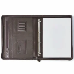 Castelijn & Beerens Mappen Aller Art<Schreibmappe Leder 35,5 cm mocca