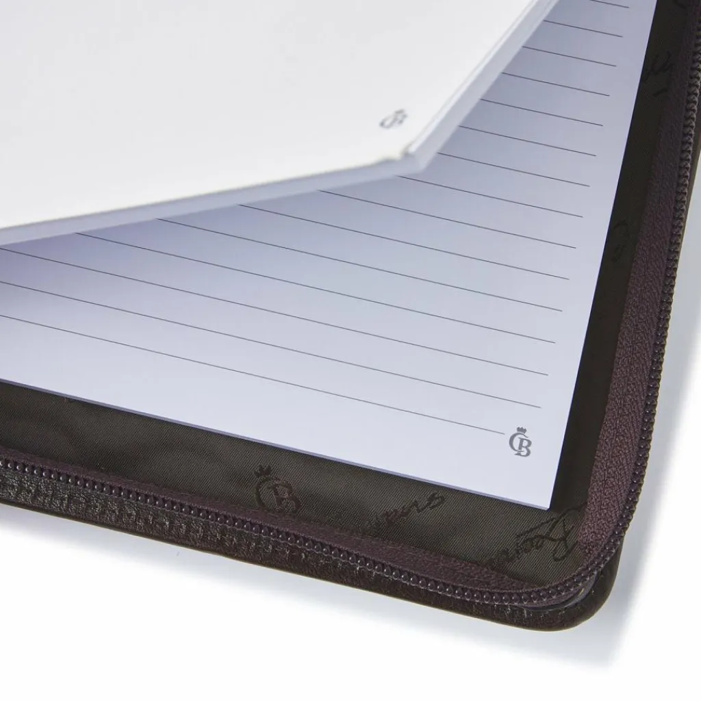 Castelijn & Beerens Mappen Aller Art<Schreibmappe Leder 35,5 cm mocca