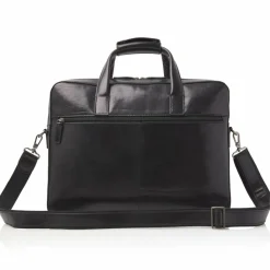 Outlet Castelijn & Beerens Ted Aktentasche Leder 41 cm Laptopfach schwarz