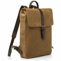 Castelijn & Beerens Lederrucksäcke|Business-Rucksäcke<Veneto Business-Rucksack RFID Schutz Leder 39 cm Laptopfach taupe