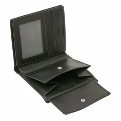 Outlet Castelijn & Beerens Vita Geldbörse RFID Leder 10,5 cm black