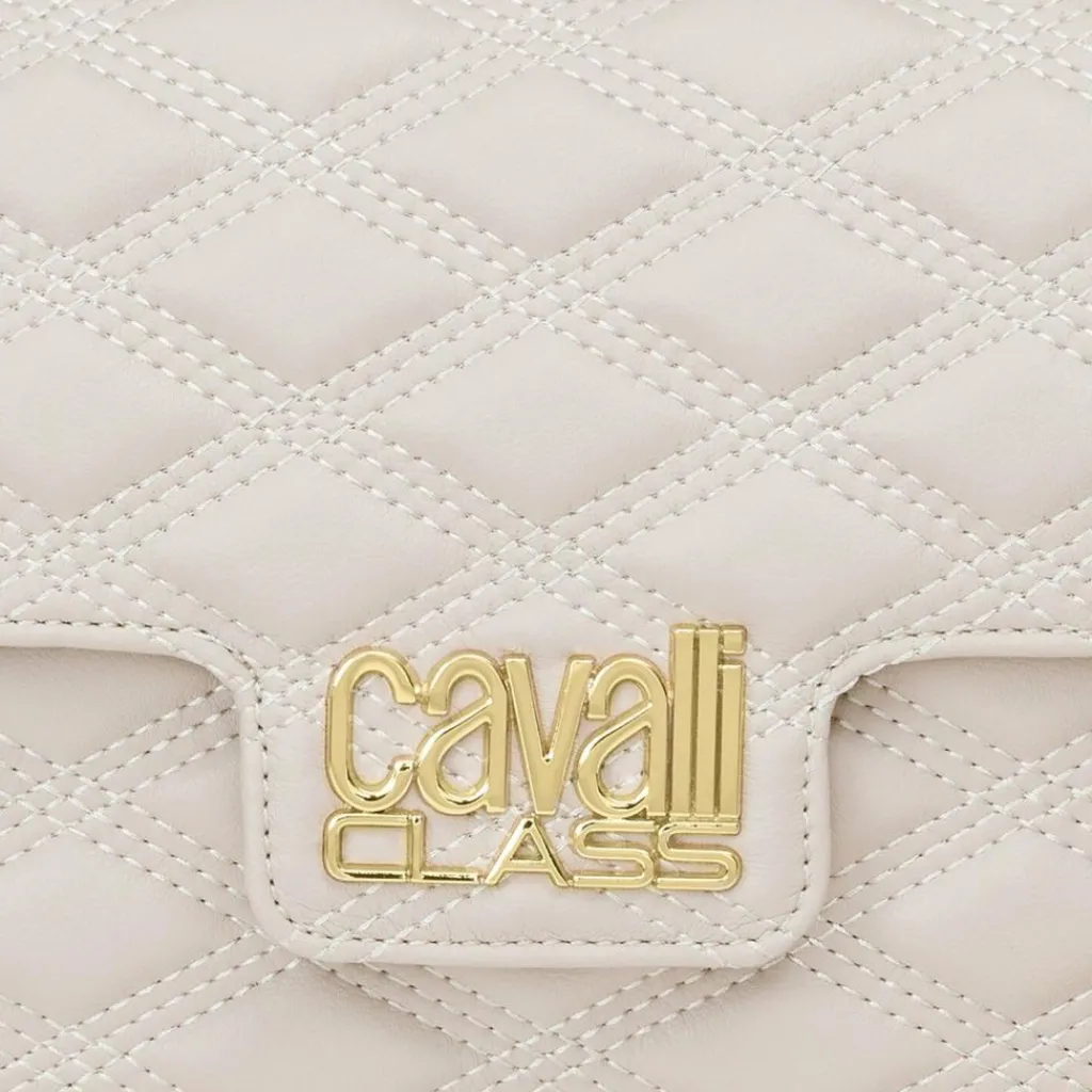 Online Cavalli Class Amanda Handtasche 24 cm Beige