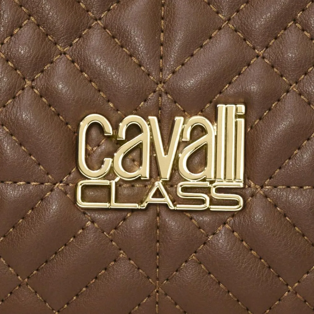 Outlet Cavalli Class Mariella Schultertasche 26 cm chestnut