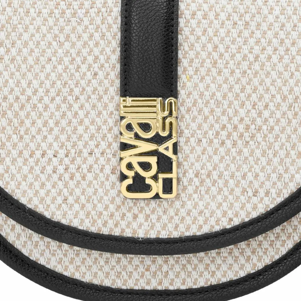 Cavalli Class Umhängetaschen<Marina Umhängetasche 22.5 cm Natural-Black