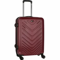 Check.In Koffersets Als Hartgepäck|Koffersets 3-Teilig<Mailand 4-Rollen Kofferset 3tlg. rot