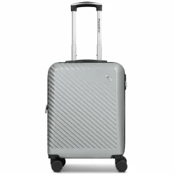 Check.In Hartgepäck Kabinengepäck|4-Rollen Kabinentrolleys<Paradise 2.0 4 Rollen Kabinentrolley S 55 cm mit Dehnfalte stone grey