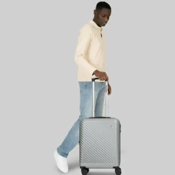 Check.In Hartgepäck Kabinengepäck|4-Rollen Kabinentrolleys<Paradise 2.0 4 Rollen Kabinentrolley S 55 cm mit Dehnfalte stone grey