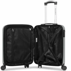 Check.In Hartgepäck Kabinengepäck|4-Rollen Kabinentrolleys<Paradise 2.0 4 Rollen Kabinentrolley S 55 cm mit Dehnfalte stone grey