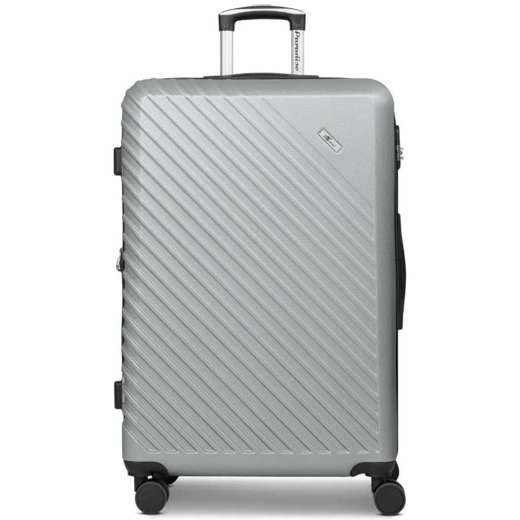 Outlet Check.In Paradise 2.0 4 Rollen Trolley L 78 cm mit Dehnfalte stone grey