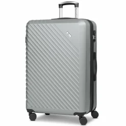 Outlet Check.In Paradise 2.0 4 Rollen Trolley L 78 cm mit Dehnfalte stone grey