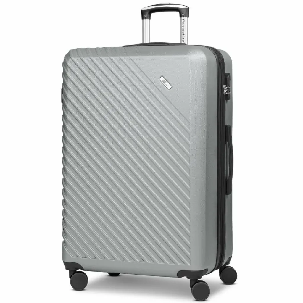 Outlet Check.In Paradise 2.0 4 Rollen Trolley L 78 cm mit Dehnfalte stone grey