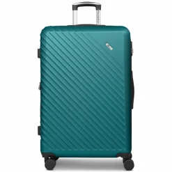 Hot Check.In Paradise 2.0 4 Rollen Trolley L 78 cm mit Dehnfalte smaragd green