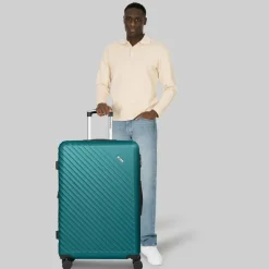 Hot Check.In Paradise 2.0 4 Rollen Trolley L 78 cm mit Dehnfalte smaragd green