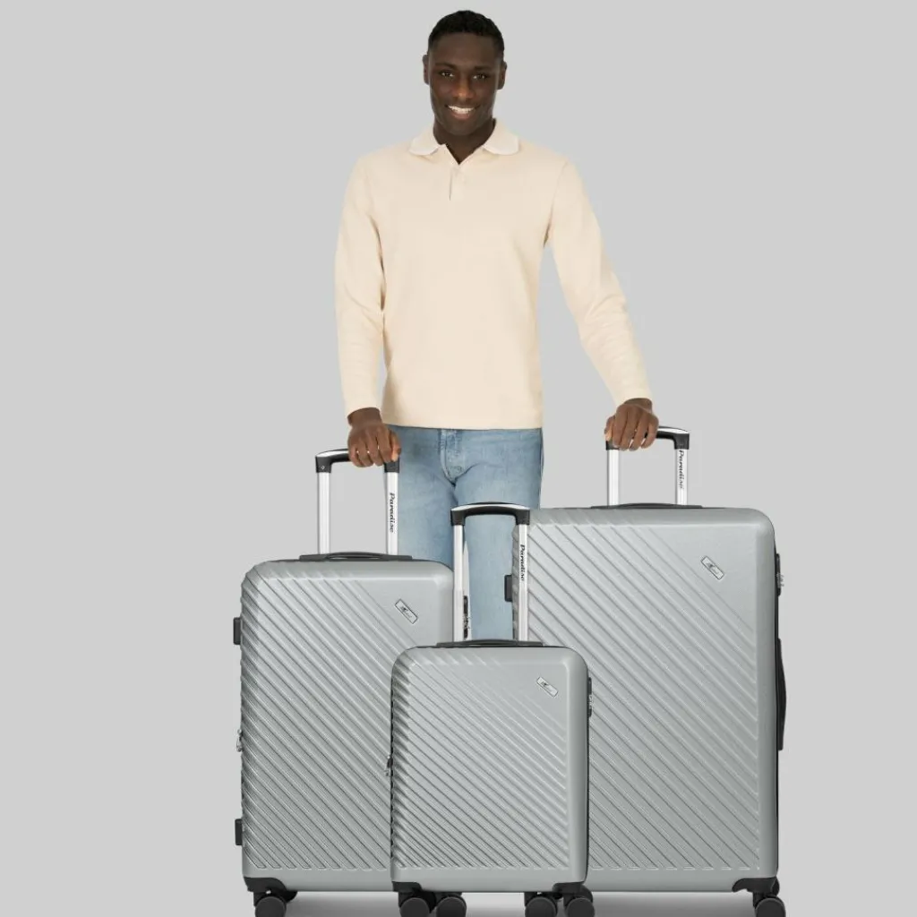 Check.In Paradise 2.0 4 Rollen Kofferset 3-teilig mit Dehnfalte