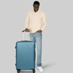 Discount Check.In Paradise 2.0 4 Rollen Trolley M 68 cm mit Dehnfalte glacier blue