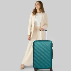 New Check.In Paradise 2.0 4 Rollen Trolley M 68 cm mit Dehnfalte smaragd green