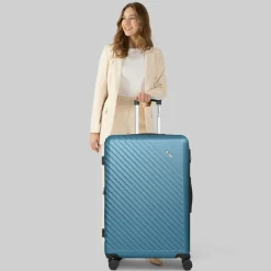 Clearance Check.In Paradise 2.0 4 Rollen Trolley L 78 cm mit Dehnfalte glacier blue