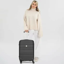 Check.In Hartgepäck|4-Rollen Koffer<Paradise 4 Rollen Trolley M 66 cm black