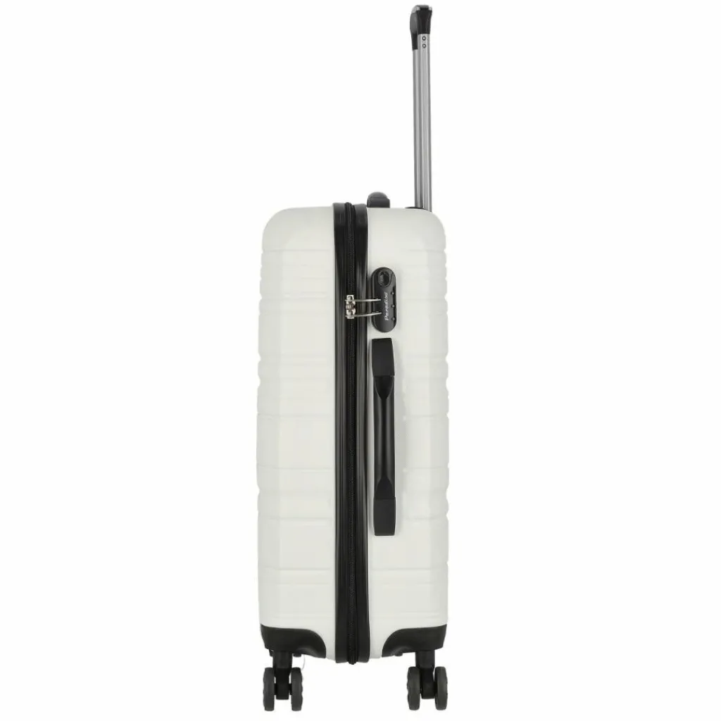 Check.In Paradise 4 Rollen Kofferset 3-teilig weiß