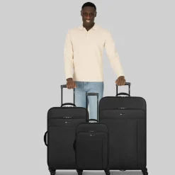 Check.In Koffersets Als Weichgepäck|Koffersets 3-Teilig<Sevilla 2.0 4 Rollen Kofferset 3-teilig black